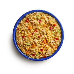 Rice & Chicken freeze dried food in a #10 can - Mountain House
