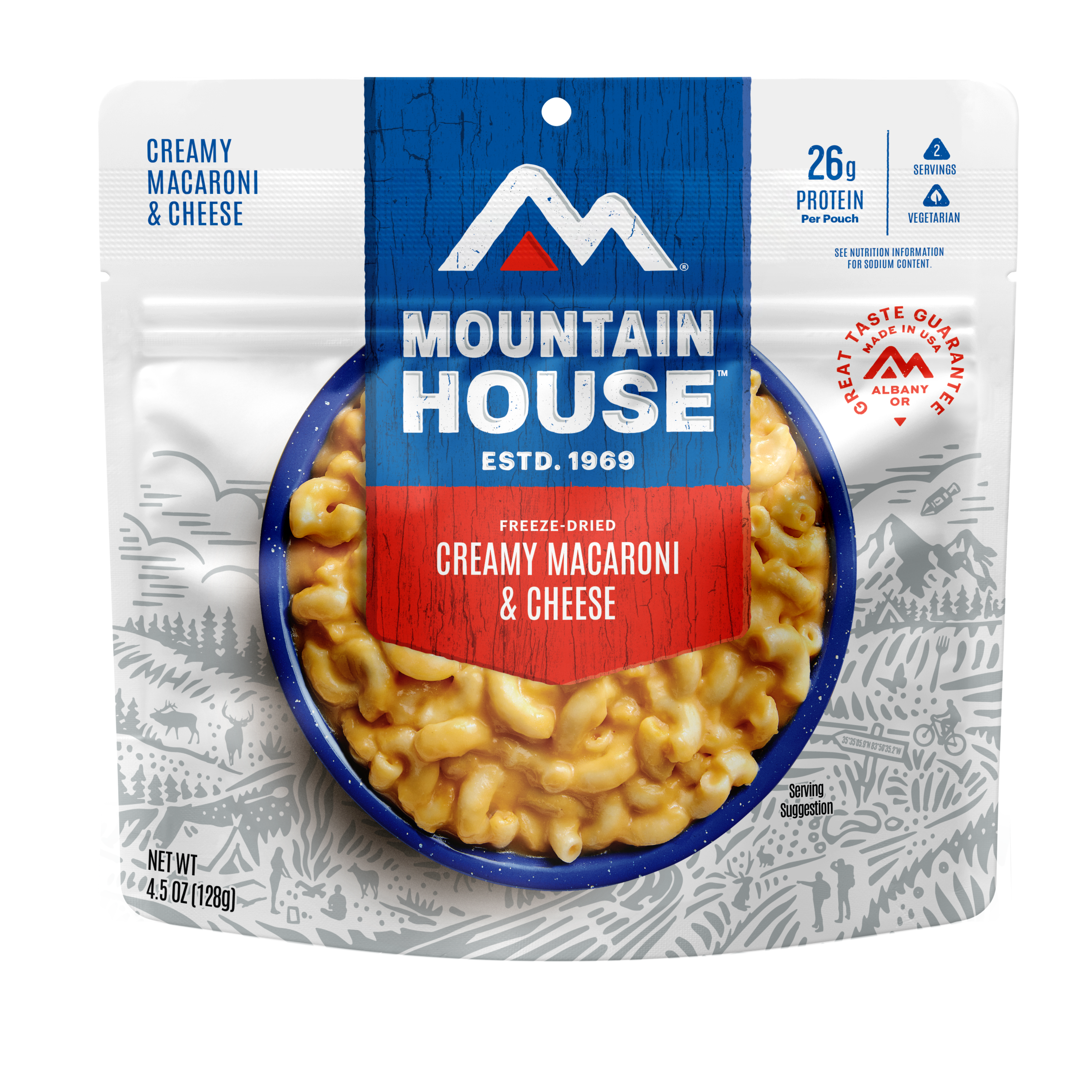 Creamy Macaroni & Cheese freeze dried food - Mountain House
