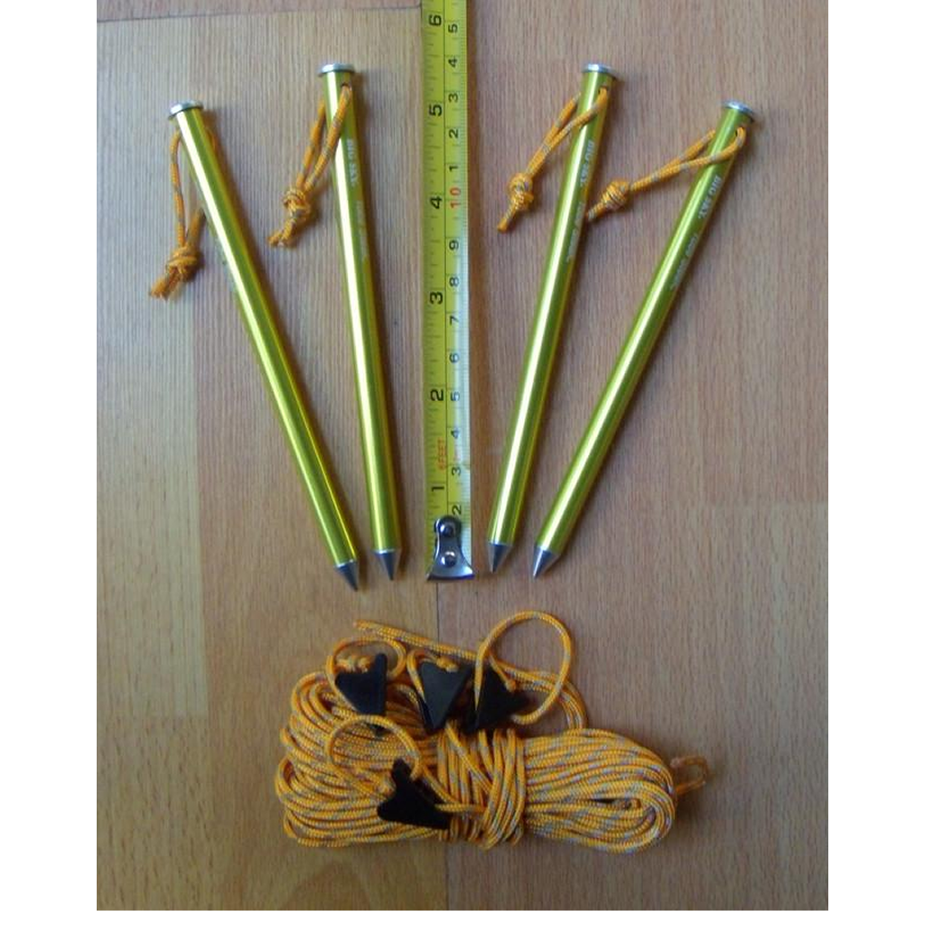 Abspannleinen-Set 4tlg. für Zeltanbau