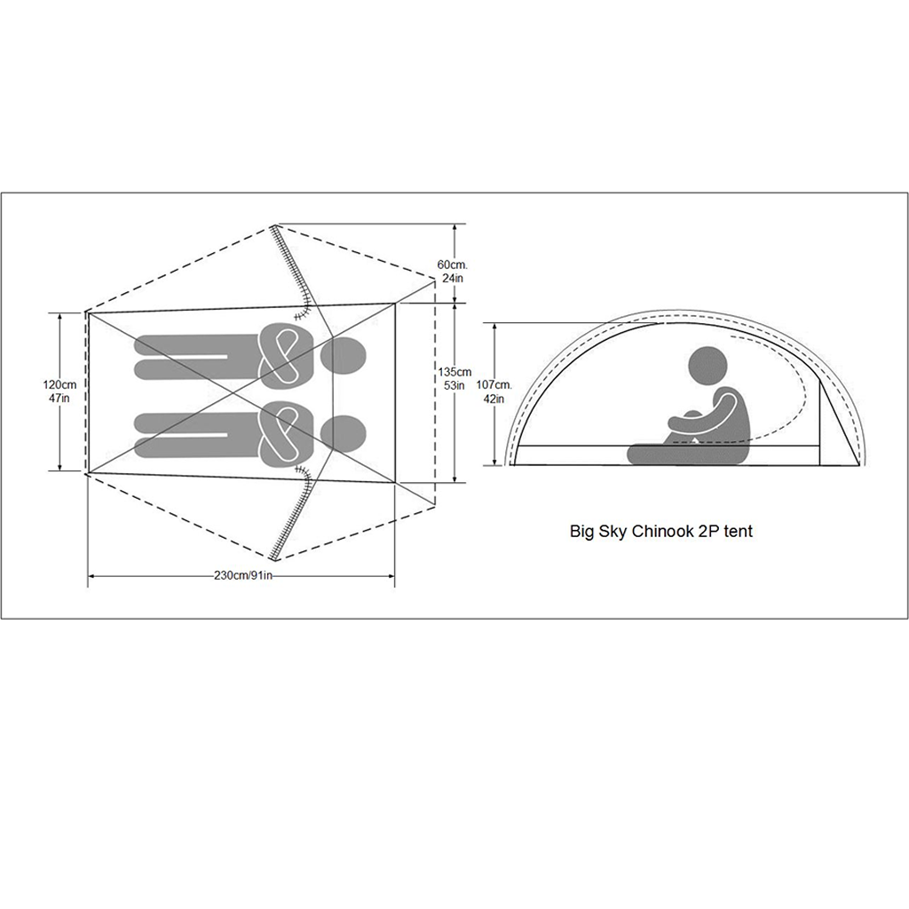 Big Sky Chinook 2P tent - Big Sky International